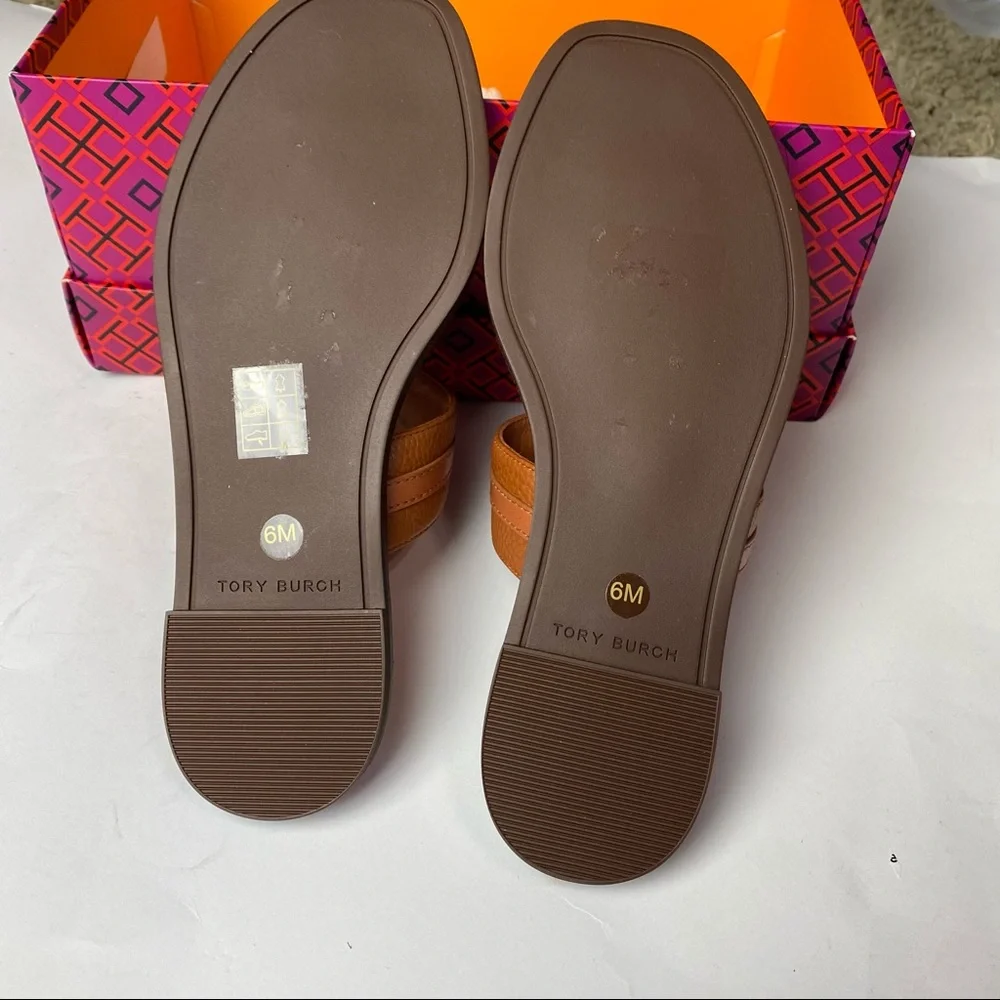 NEW Tory Burch Carson Thong Welt Leather Sandal